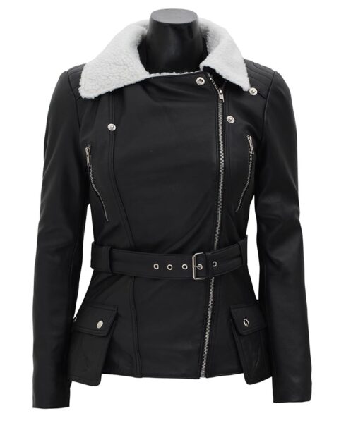women-belted-white-sherpa-jacket