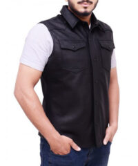 sullivan-black-leather-biker-vest