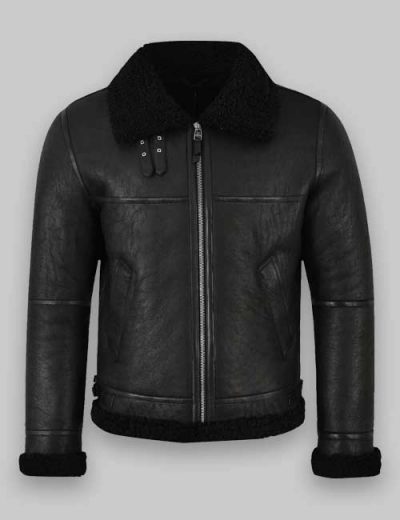 francis-raf-aviator-black-shearling-jacket