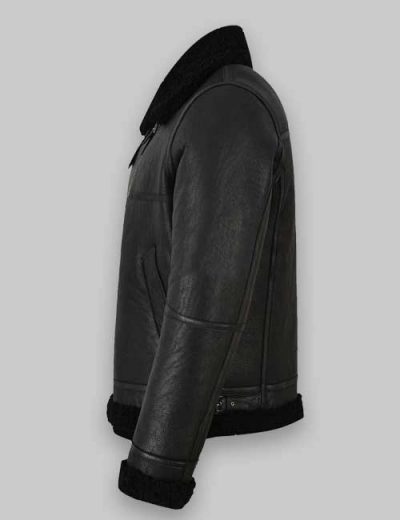 francis-raf-aviator-black-shearling-jacket