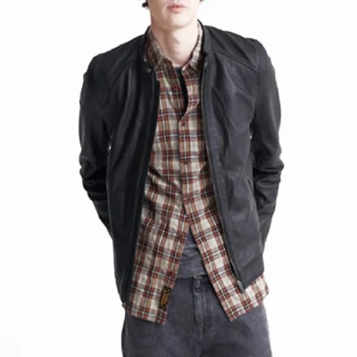 dull-black-leather-biker-jacket