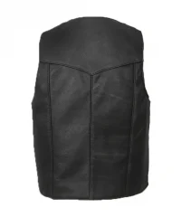 audin-black-leather-vest