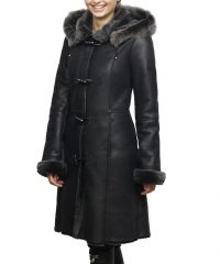 amie-black-toscana-shearling-duffle-coat