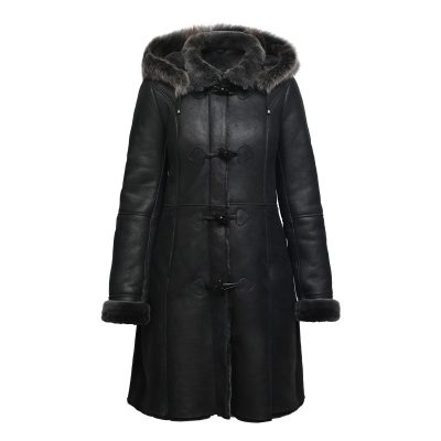 amie-black-toscana-shearling-duffle-coat