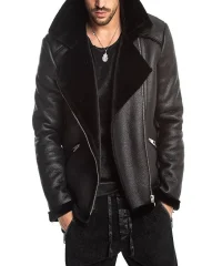 men-ink-black-shearling-leather-jacket