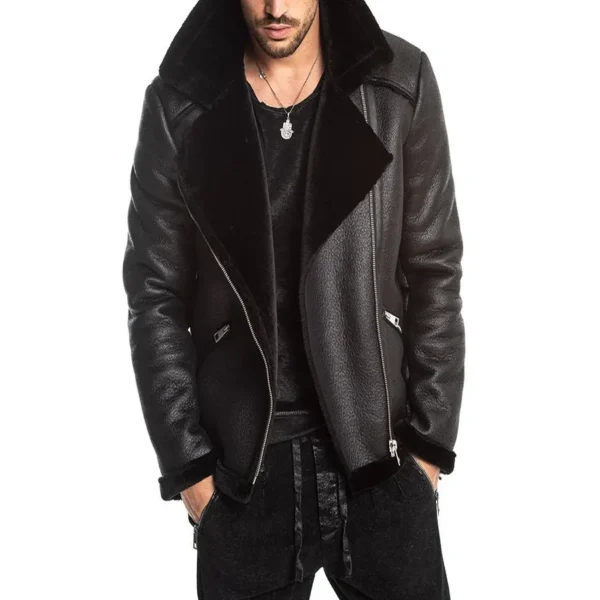 men-ink-black-shearling-leather-jacket