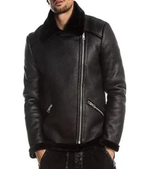 men-ink-black-shearling-leather-jacket