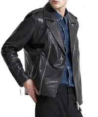 charcoal-leather-biker-jacket