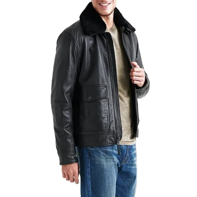 sheriff-fur-collar-leather-jacket