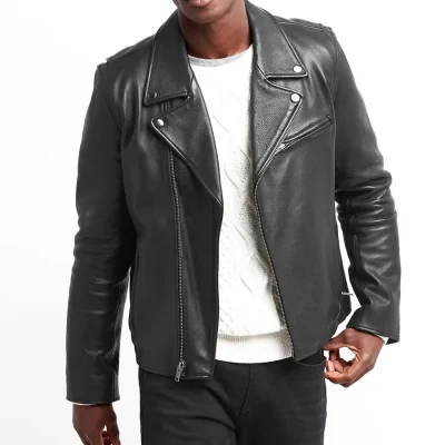 gap-black-leather-biker-jacket