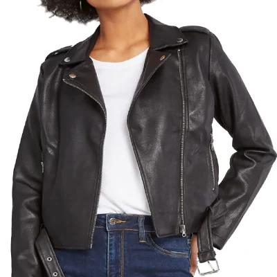 black-shiny-leather-jacket