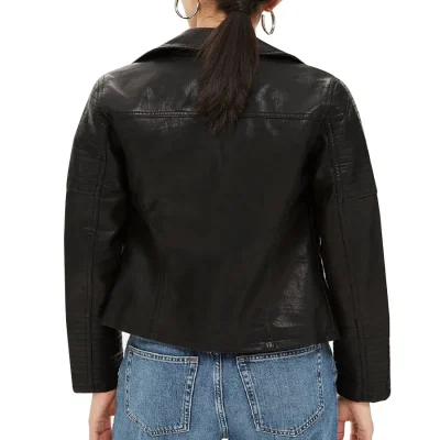 women-lapel-collar-biker-leather-jacket