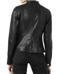 women-casual-biker-black-jacket