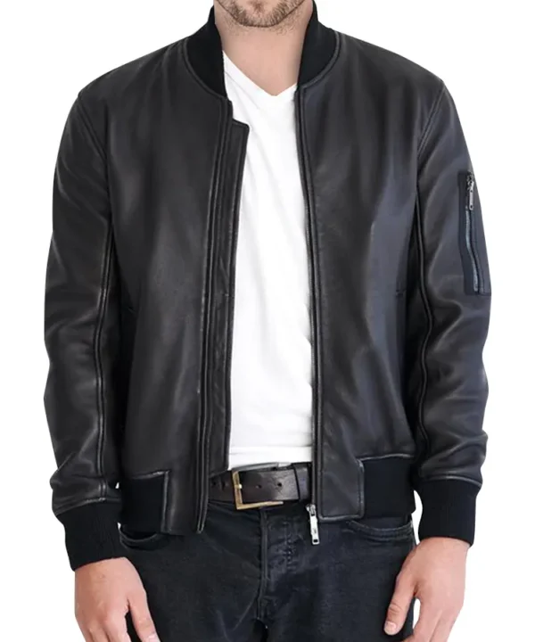 classy-black-bomber-jacket