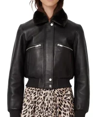 short-length-black-shearling-jacket