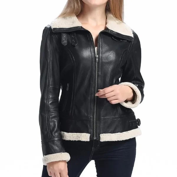 women-sheepskin-shearling-bomber-jacket