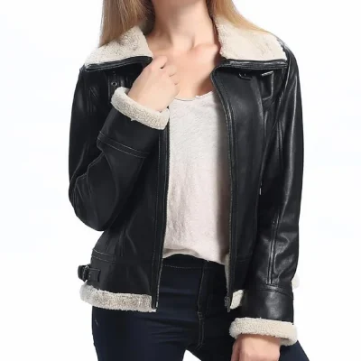 women-sheepskin-shearling-bomber-jacket