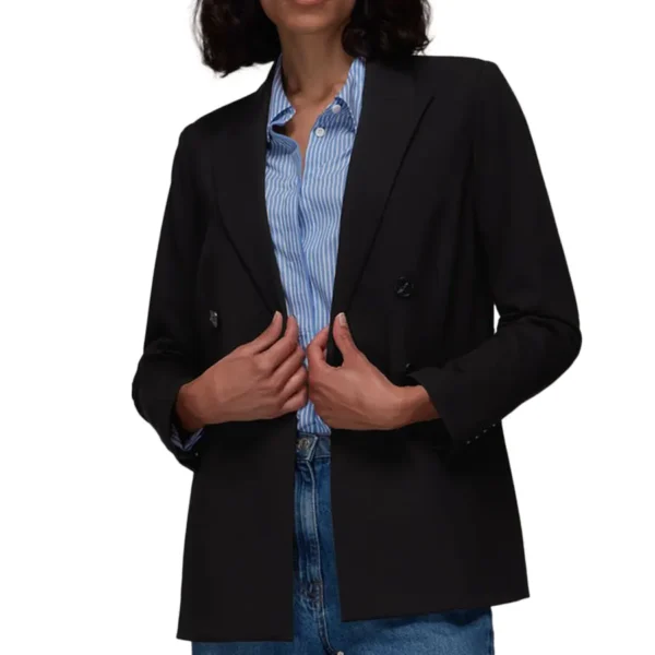 women-double-breasted-black-blazer