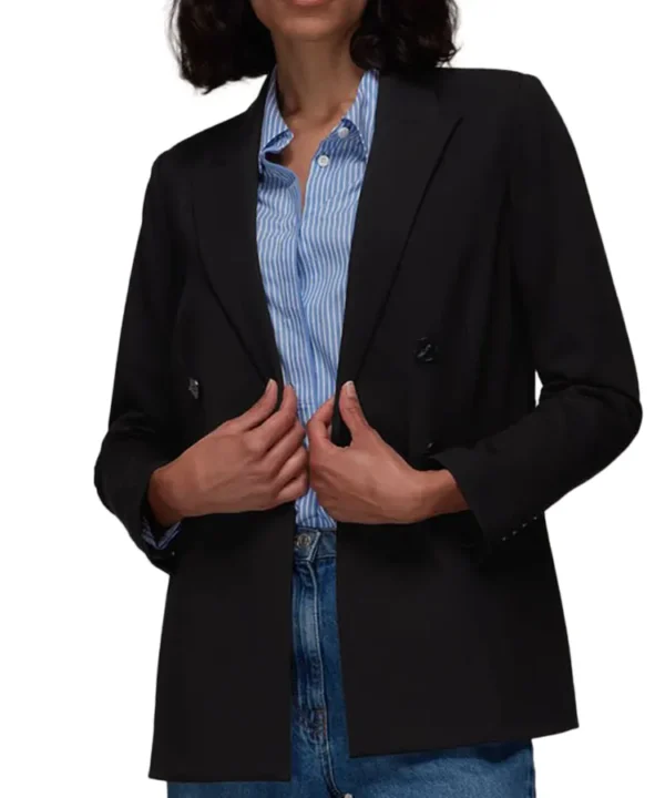 women-double-breasted-black-blazer