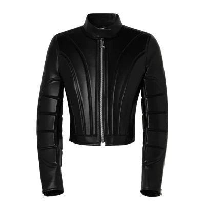 embossed-black-leather-jacket
