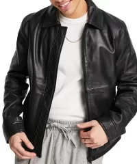 men-shirt-collar-leather-jacket