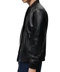 men-rib-collar-bomber-leather-jacket