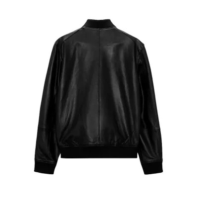 men-rib-collar-bomber-leather-jacket