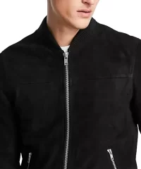 black-suede-bomber-jacket